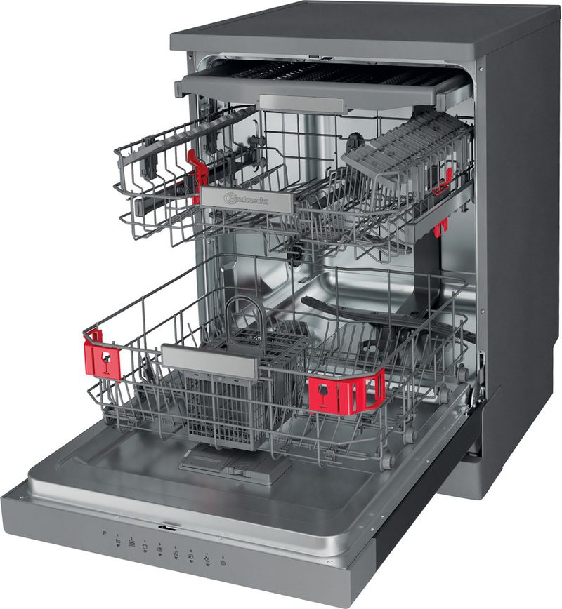 Bauknecht Dishwasher Standgerät B0F D651A X Standgerät B Perspective open