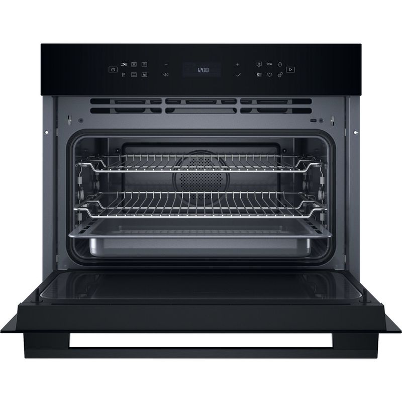 Bauknecht-Mikrowelle-Einbaugerat-BCW7O7HTSK-Schwarz-Elektronisch-53-Kombinationsbetrieb-mit-Mikrowelle-950-Frontal-open