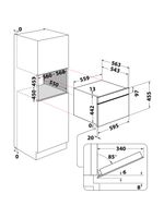 Bauknecht-Mikrowelle-Einbaugerat-BCW7O7HTSK-Schwarz-Elektronisch-53-Kombinationsbetrieb-mit-Mikrowelle-950-Technical-drawing