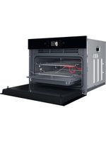 Bauknecht Mikrowelle Einbaugerät BCW11O7FHTSK Grau dunkel Elektronisch 53 Kombinationsbetrieb mit Mikrowelle 950 Perspective open