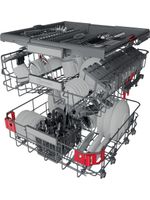 Bauknecht Dishwasher Einbaugerät B0I D541A S Vollintegriert (Lieferung ohne Möbelfront) C Rack