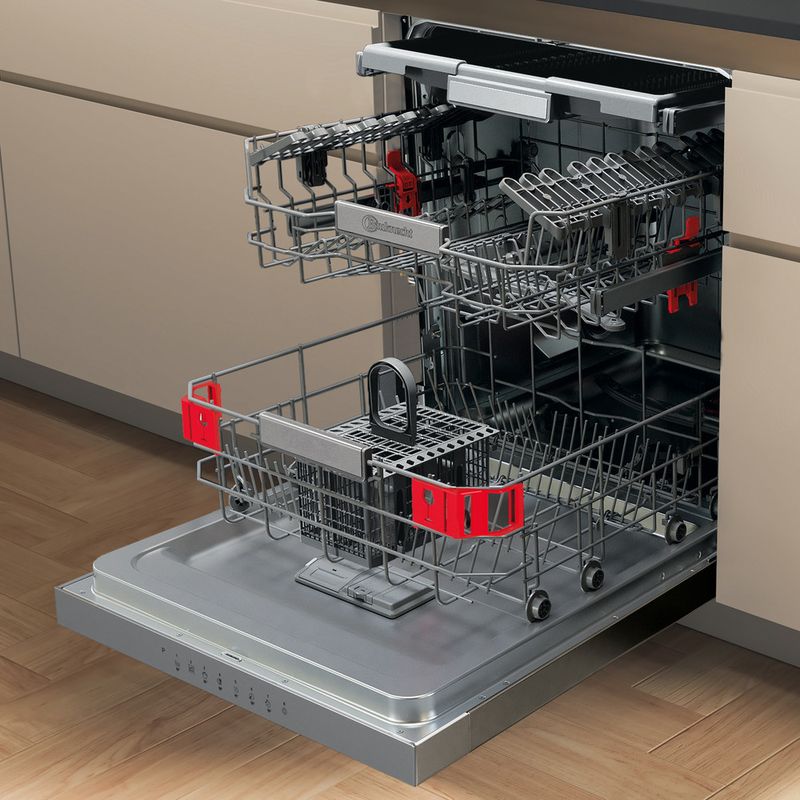 Bauknecht Dishwasher Einbaugerät B0U D641A X Unterbau C Perspective open