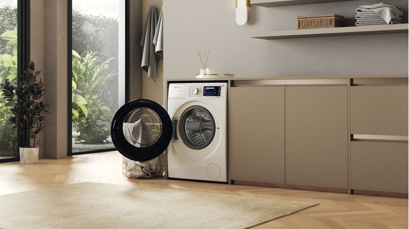 Bauknecht Waschmaschine Standgerät B6R 88E SILENCE DE Weiss Frontlader A Lifestyle perspective open