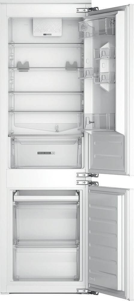 Bauknecht-Kuhl----Gefrierkombination-Einbaugerat-BKGIL-178F12-Weiss-2-doors-Frontal-open