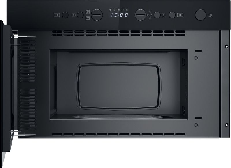 Bauknecht Mikrowelle Einbaugerät BMN14BK Schwarz Elektronisch 22 Mikrowelle+Grill 750 Frontal open