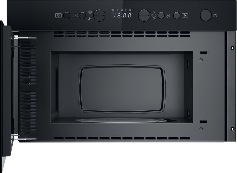 Bauknecht Mikrowelle Einbaugerät BMN1O2BK Schwarz Elektronisch 22 Mikrowelle 750 Frontal open