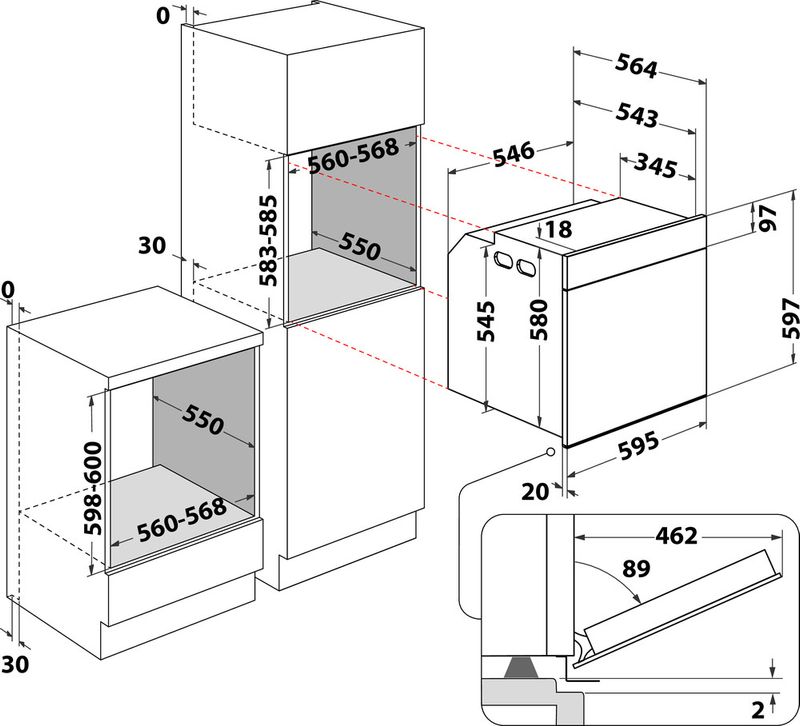 Bauknecht-Einbauherd-Backofen-Einbaugerat-BBI4S8HM1SK-Elektrisch-A--Technical-drawing