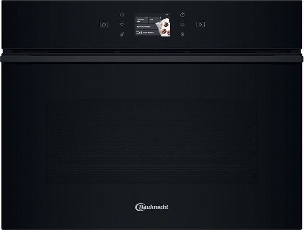 Bauknecht Mikrowelle Einbaugerät BCW9O7PHTSK Schwarz Elektronisch 53 Kombinationsbetrieb mit Mikrowelle 950 Frontal