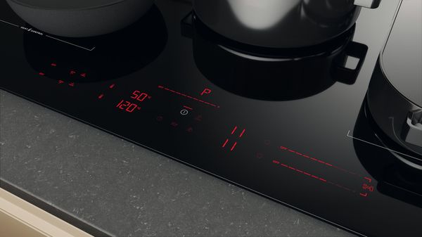 Bauknecht Kochfeld BEX9024DCFF Schwarz Induction vitroceramic Control panel