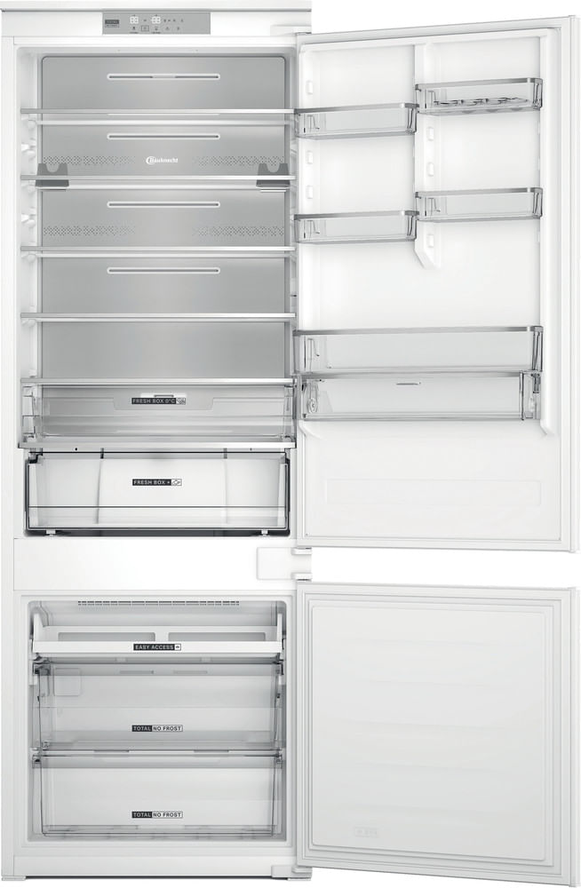 Bauknecht-Kuhl----Gefrierkombination-Einbaugerat-BNF70400S-Weiss-2-doors-Frontal-open