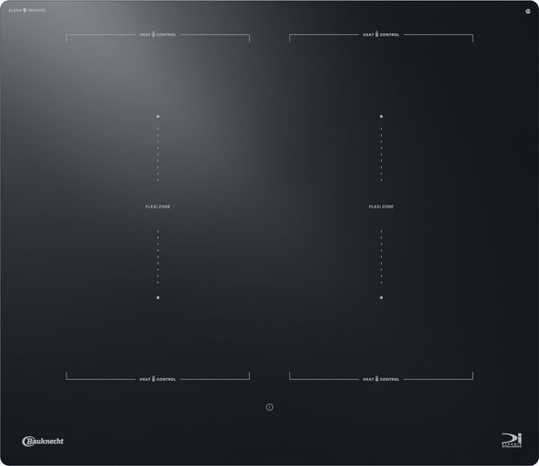 Bauknecht Kochfeld BTX6019DCF Schwarz Induction vitroceramic Frontal
