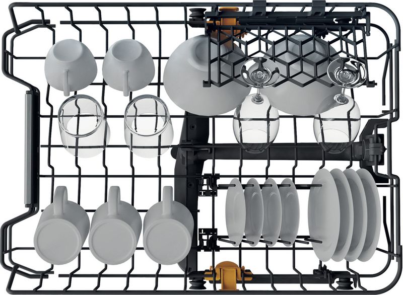 Bauknecht Dishwasher Einbaugerät BK6IB10BS7LA0 Vollintegriert (Lieferung ohne Möbelfront) B Rack