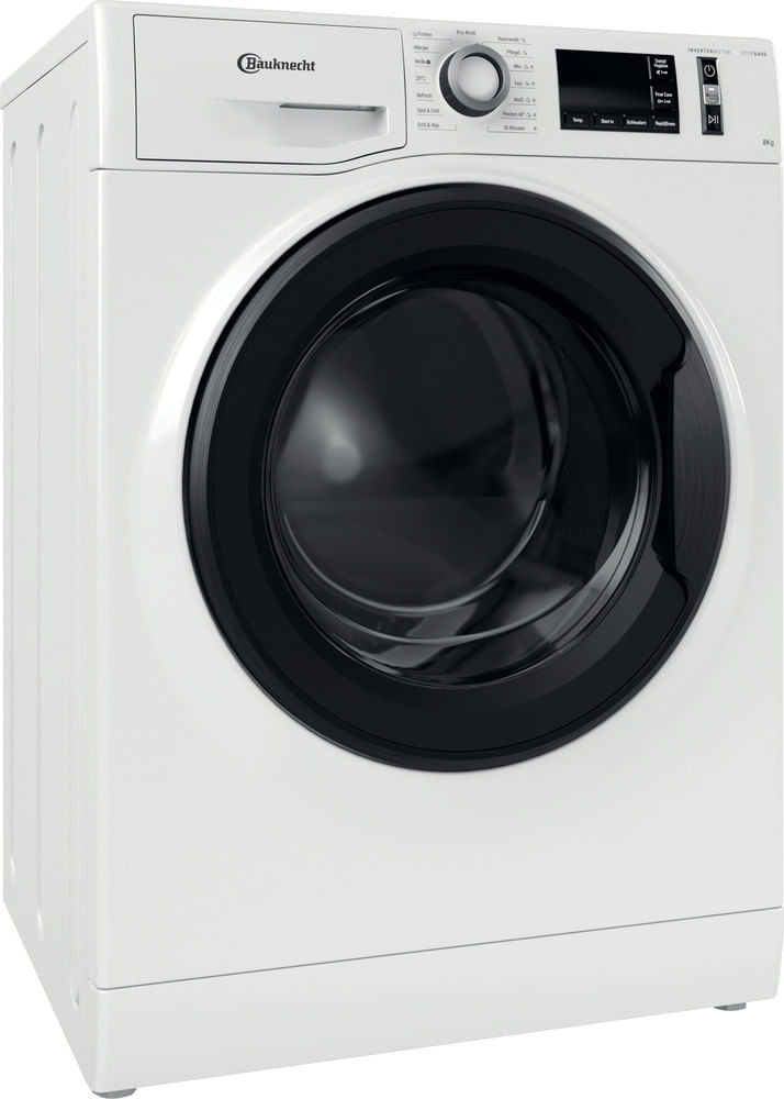 Bauknecht Waschmaschine Standgerät WM Class 8AA Weiss Frontlader A Perspective