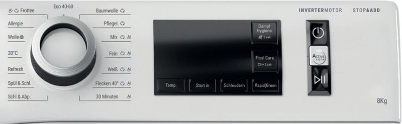 Bauknecht Waschmaschine Standgerät WM Class 8AA Weiss Frontlader A Program