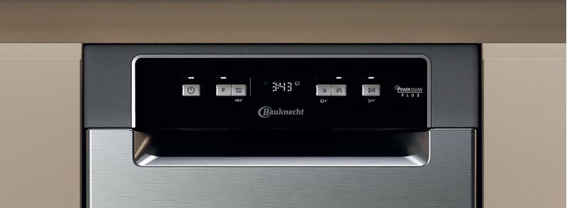 Bauknecht Dishwasher Standgerät BK6UC11BS7A0X Unterbau C Lifestyle control panel