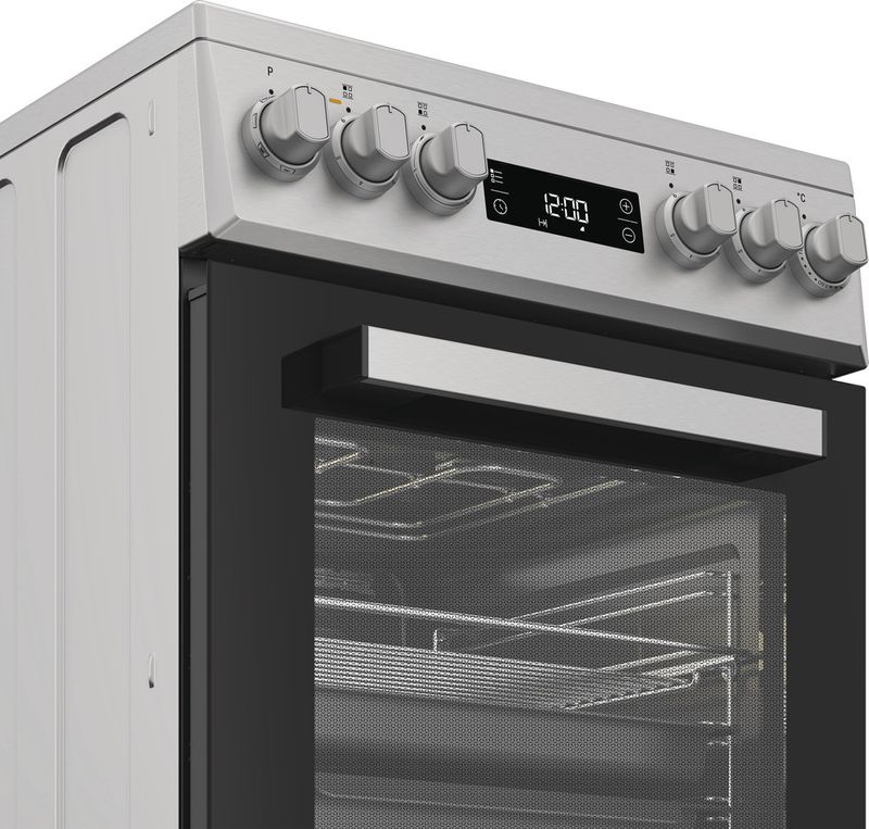 Bauknecht-Cooker-B5V8LMX-Silver-painted-Electrical-Control-panel