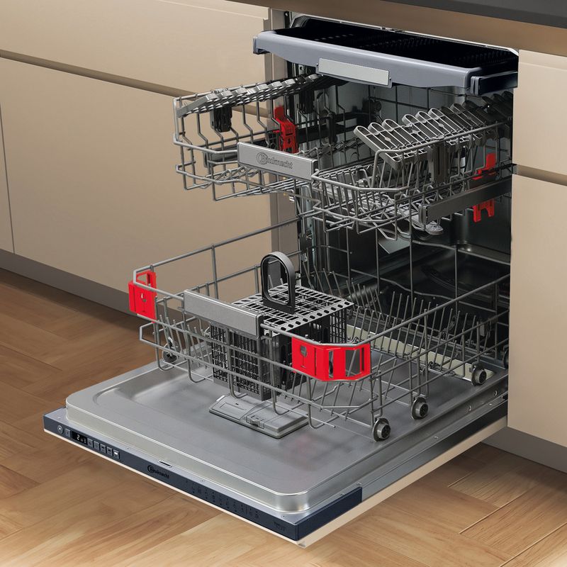 Bauknecht-Dishwasher-Einbaugerat-OBIC-Ecosilent-9760-Vollintegriert--Lieferung-ohne-Mobelfront--A-Lifestyle-perspective-open