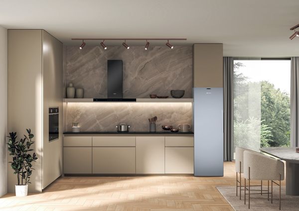 Bauknecht-Gefrierteil-Standgerat-GKN-D257GS-IN-Optic-Inox-Lifestyle-frontal