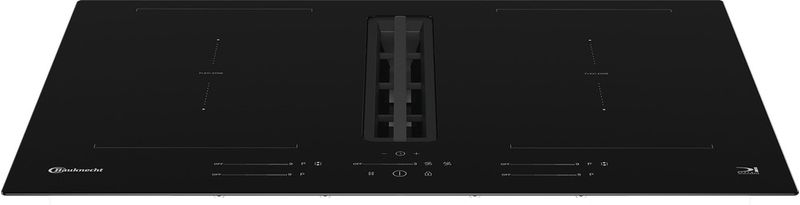 Bauknecht-Venting-cooktop-BVH80FFB01-Schwarz-Frontal-top-down