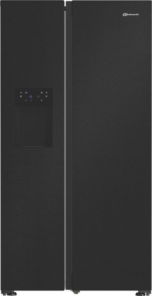 Bauknecht-Side-by-Side-Standgerat-SBS-IW-D90-Black-ARC-764-Manhattan-Gray-Frontal