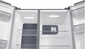 Bauknecht Side-by-Side Standgerät SBS C90 BL Black/Inox Drawer