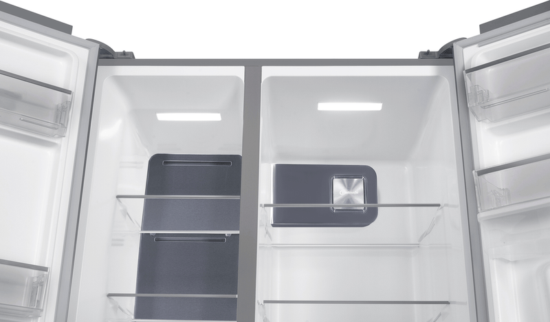 Bauknecht-Side-by-Side-Standgerat-SBS-C90-BL-Black-Inox-Drawer
