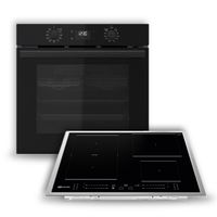 BAKO EASYGRILL - Einbaubackofen BBA285PU1ZK + Induktionskochfeld BS 7160C FT