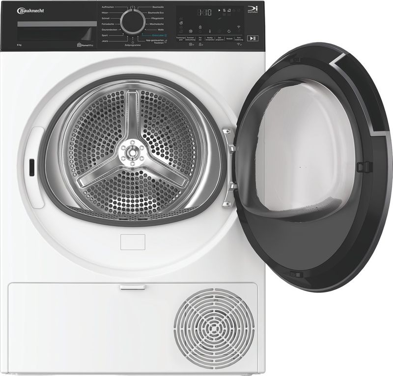 Bauknecht-Trockner-BTSV-87A-WB-Weiss-Frontal-open