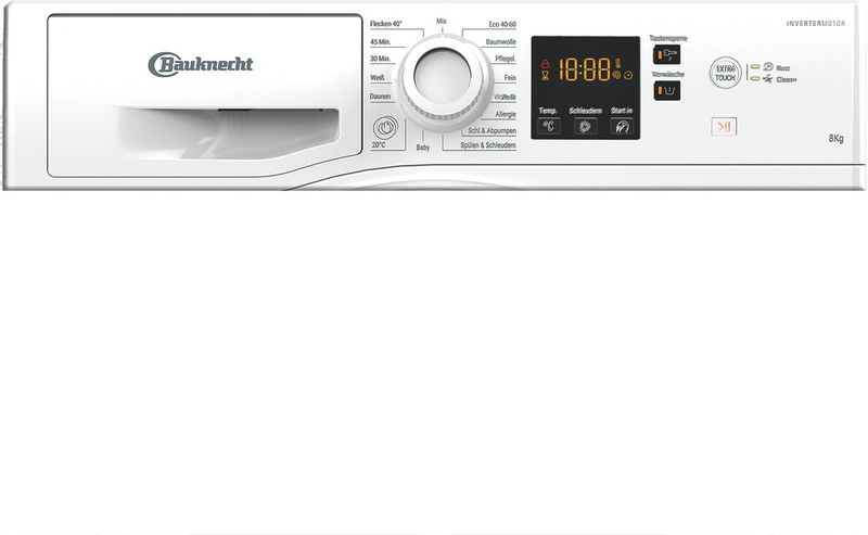 Bauknecht-Waschmaschine-Standgerat-BPW-814-AA-Weiss-Frontlader-A-Program