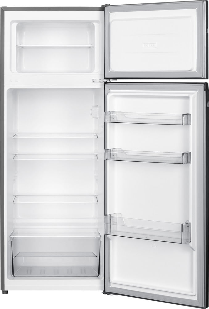 Bauknecht-Kuhl----Gefrierkombination-Standgerat-K55T0-413S-Silber-2-doors-Frontal-open