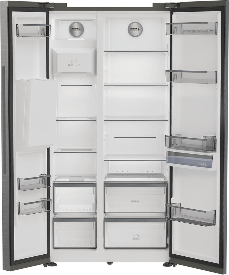 Bauknecht-Side-by-Side-Standgerat-SBS-IW-D90-Pearl-ARC-764-Manhattan-Gray-Frontal-open