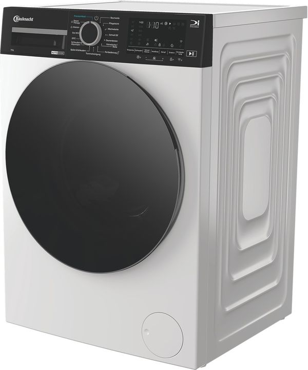 Bauknecht-Waschmaschine-Standgerat-B-WM-9A12-BC-Weiss-Frontlader-A-Perspective