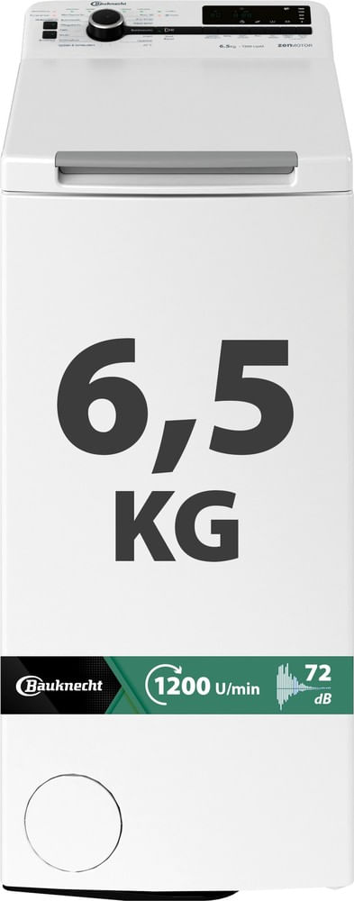 Bauknecht-Waschmaschine-Standgerat-WMT-Zen-6513-C-SD-Weiss-Toplader-C-Frontal