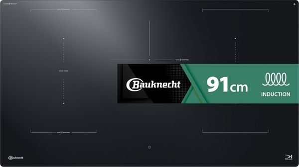 Bauknecht-Kochfeld-BEX9024DCFF-Schwarz-Induction-vitroceramic-Frontal