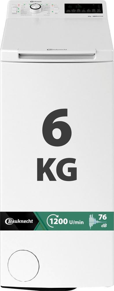 Bauknecht-Waschmaschine-Standgerat-WAT-612-ZEN-EX-N-Weiss-Toplader-C-Frontal