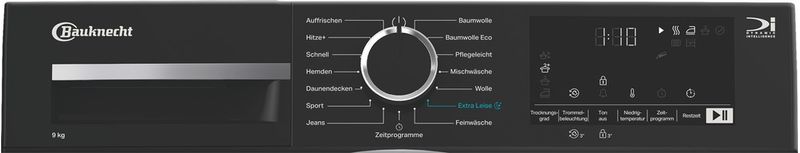 Bauknecht Trockner BTSW 9B WB Weiss Program