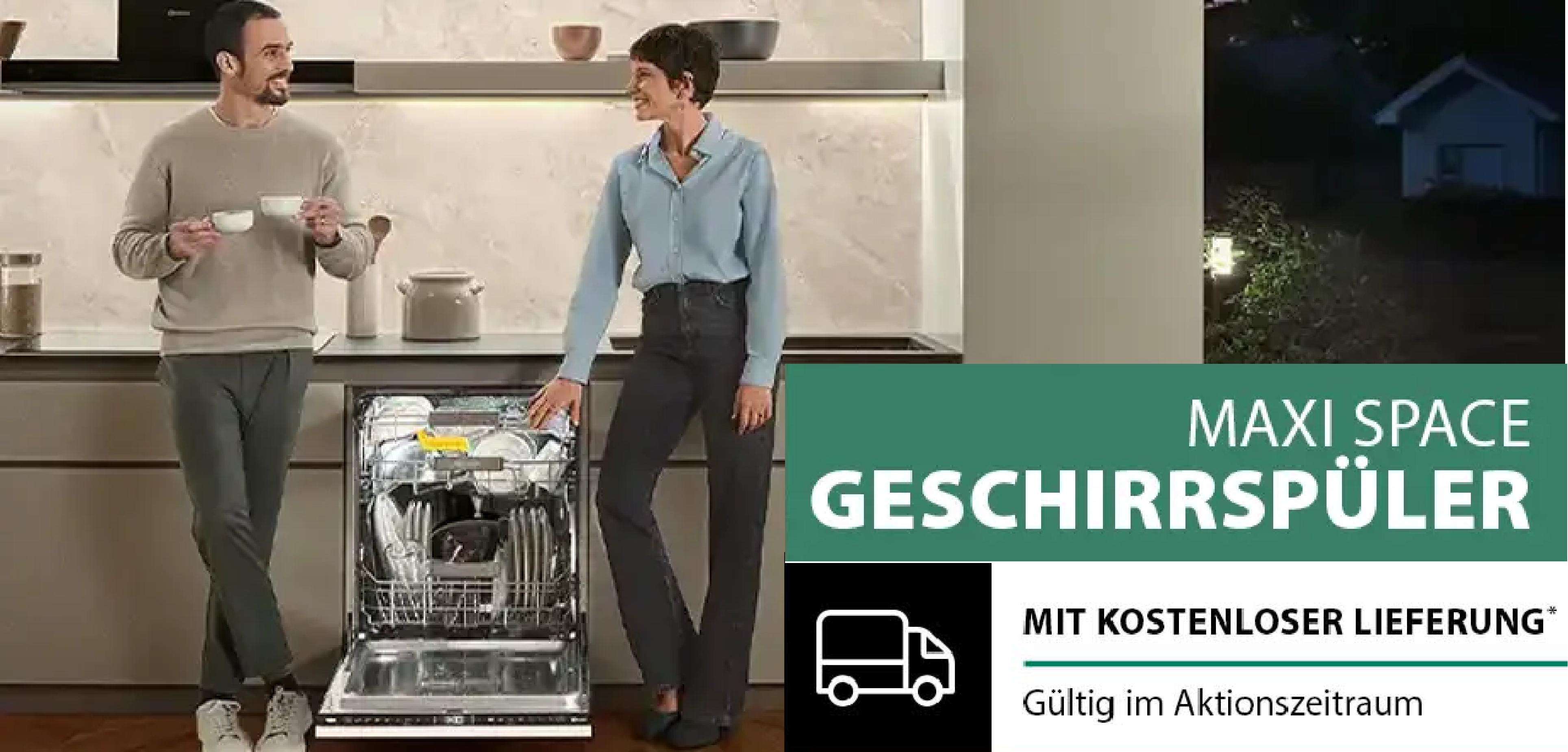 Maxi Space Geschirrspüler | Banner Homepage  2